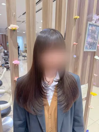 ロング 横浜/韓国/レイヤー カット/ユイナ🎀のヘアスタイル