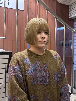 ショート ボブ/メンズ/パーマ /Tamakiのヘアスタイル