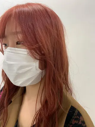 ロング カラー パーマ/透明感カラー /ボブ/吉田一生のヘアスタイル