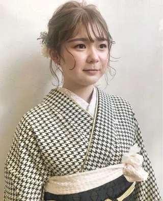 ロング カラー ヘアアレンジ nakahara madokaのヘアスタイル