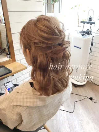 ミディアム Hair Salon BOTTOMS所属・✨透明感ケアカラー✨ 長野ゆきなのヘアスタイル