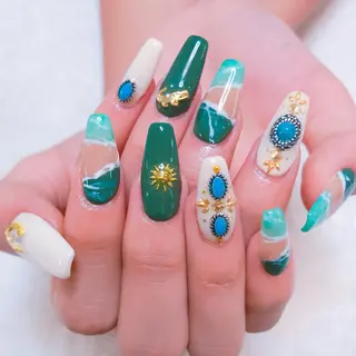 ネイル 🩵池袋heart nail🩵のネイルデザイン