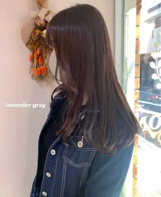 ロング himawari♡ 柔らかいカラーのヘアスタイル