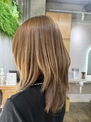 ミディアム カラー 初めてでも失敗しない 縮毛矯正/関内/あべのヘアスタイル