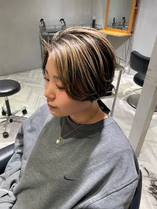 ショート LEAPS adore都島店所属・みゆう 都島/透明感のヘアスタイル