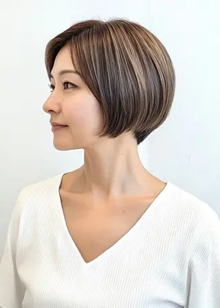 ショート nex the salon coall所属・🫧似合わせショート イシダ🫧のヘアスタイル