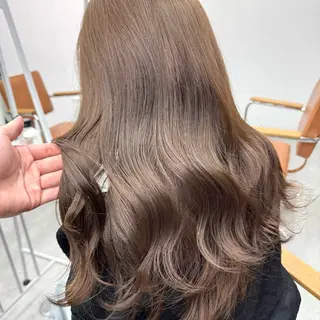 ロング カラー ヘアアレンジ ブリーチなしカラー /新百合ヶ丘/安形翔のヘアスタイル