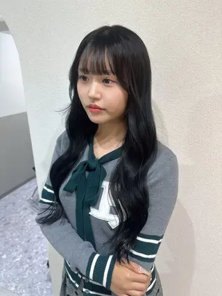 セミロング カラー 🪞個室サロン/韓国 艶髪/keito🪞のヘアスタイル