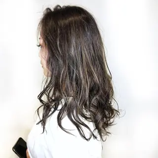 セミロング カラー パーマ エリア人気No.1 美容室Ash西船橋のヘアスタイル