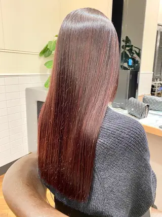 ロング カラー レイヤー/グレージュ メンズパーマのヘアスタイル