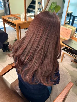ロング カラー 黒阪 なみのヘアスタイル