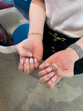 ネイル キラキラオメメ みずなのネイルデザイン