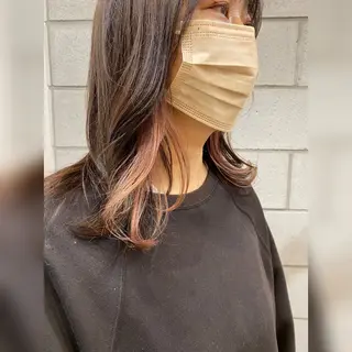 セミロング カラー マイ 【川口】のヘアスタイル