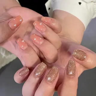 ネイル By moonネイル 🌷ワンホン/韓国風のネイルデザイン