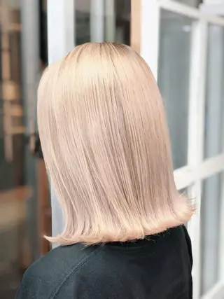 ミディアム カラー 韓国ヘア🤍髪質改善 🇰🇷AKANEのヘアスタイル