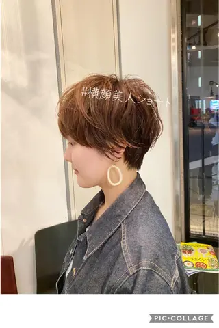 ショート パーマ 美髪❣️縮毛矯正/ 髪質改善✨/山本のヘアスタイル