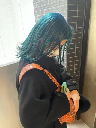 ミディアム カラー ダブルカラー /まつ毛パーマ🎀のヘアスタイル