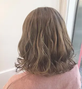 ミディアム sano sayakaのヘアスタイル