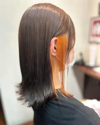 ミディアム allure所属・【髪質改善】ena 縮毛矯正/落合/新宿のヘアスタイル