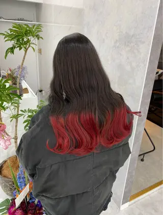 ロング カラー ヘアアレンジ メンズ SALOWIN所属・ハイトーン美容師 MASATOのヘアスタイル