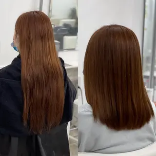 セミロング パーマ 相武台ショート特化 💐川崎希💐のヘアスタイル