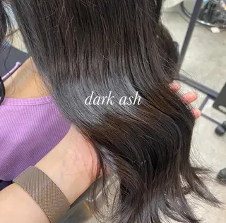 カラー MIYU 原宿 透明感カラーのヘアスタイル