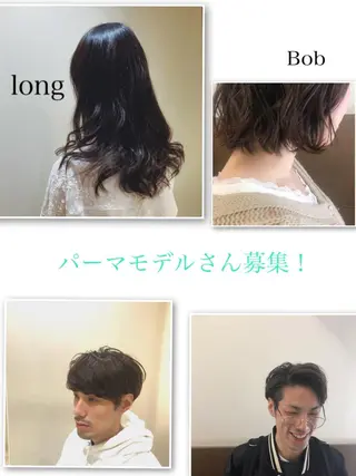 ショート パーマ 美容室Hanako所属・関 沙緒里のヘアスタイル