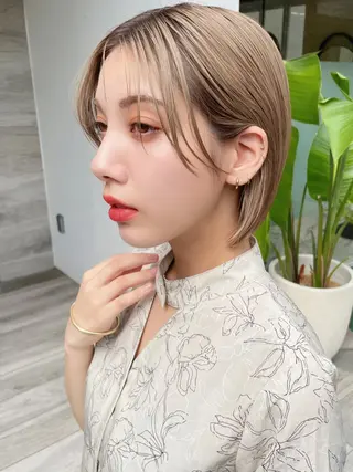 ミディアム カラー 外国人風ヘア スペシャリスト★高沼のヘアスタイル