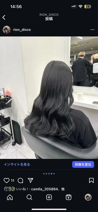 ロング カラー モテ艶🪄透明感カラ ー🦋RION🦋のヘアスタイル