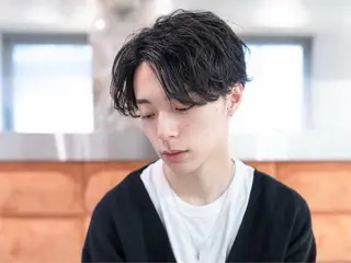 ミディアム ブリーチカラー/原宿 /髪質改善/shinのヘアスタイル