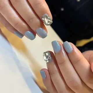 ネイル ️🩵Merci Miyu 南堀江️のネイルデザイン