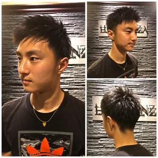 ショート メンズ メンズカット 知念　新菜のヘアスタイル