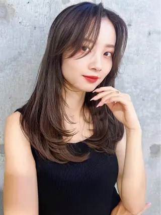 ミディアム 🫧韓国ミディアム カット🫧/ナナミのヘアスタイル