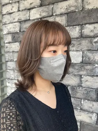 ミディアム カラー ✂️似合わせの魔術師 石田一樹✂️のヘアスタイル