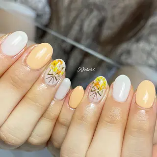 ミディアム ネイル richeri beautyのネイルデザイン