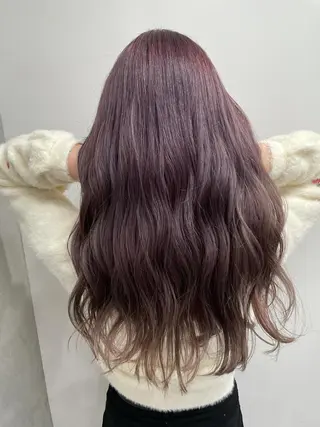 ロング 佐々木 芽衣のヘアスタイル