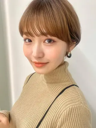 ショート 🌈今野佑哉 ショートボブブリーチのヘアスタイル