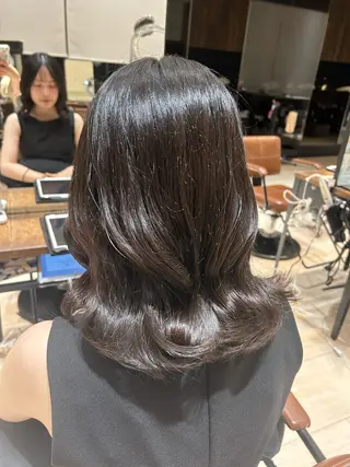 パーマ 🎀大竹美侑／顔まわ りカット／レイヤーのヘアスタイル