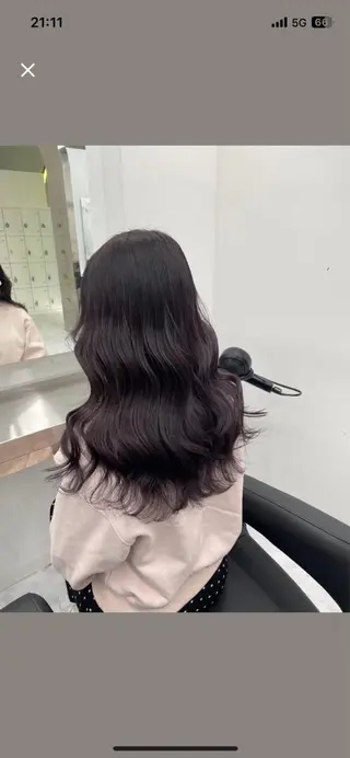 ロング カラー 🤍透明感推しカラー 🤍yui‪💞✨のヘアスタイル