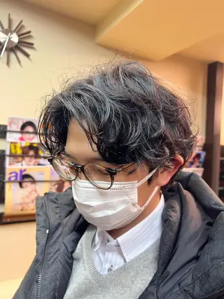 パーマ 美容室soi所属・メンズ特化/石田 凱土のヘアスタイル