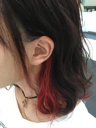 ミディアム 特殊カラー/ブリーチ 道満ゆいなのヘアスタイル