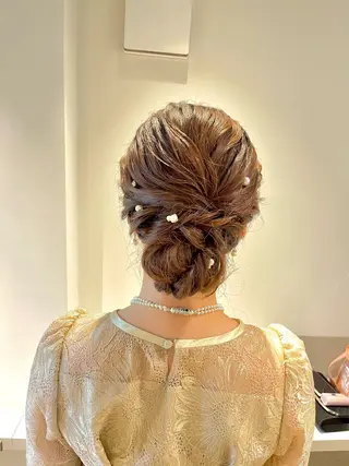 ヘアアレンジ 似合わせヘアメイク 💐オダギリチアキのヘアスタイル