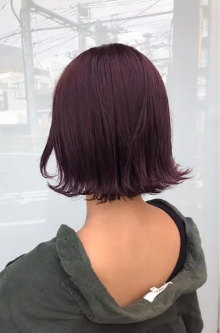 ミディアム カラー HOLON池袋所属・ウルフカット ハッシュカット/七海のヘアスタイル