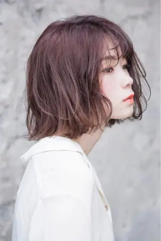 ショート カラー ヘアアレンジ ミニボブ/ブリーチ 🌈MISATOのヘアスタイル