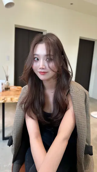 ロング カラー ヘアアレンジ ⭐️ショート/ボブ/ 艶カラー/りょうがのヘアスタイル