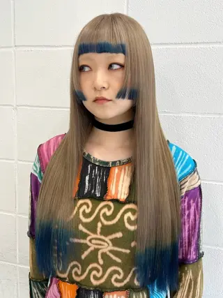 セミロング カラー HARU//原宿🤍 リピート率NO.1のヘアスタイル