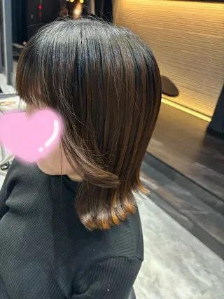 ミディアム LYNDA所属・仙台/LYNDA/ 艶カラー/chikaのヘアスタイル