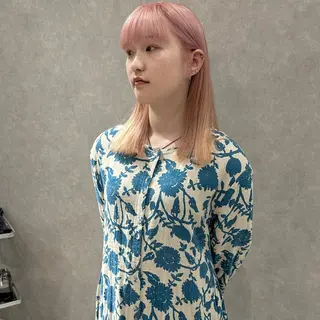 ミディアム カラー はちすか るかのヘアスタイル