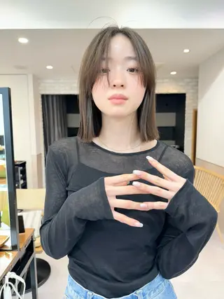 ミディアム 松本 和馬のヘアスタイル