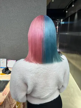 ミディアム 吉澤 愛心のヘアスタイル